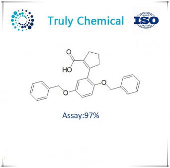 2-(2,5-bis(benzyloxy)phenyl)cyclopent-1-enecarboxylic acid